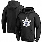 Men's Customized Toronto Maple Leafs Black All Stitched Pullover Hoodie,baseball caps,new era cap wholesale,wholesale hats